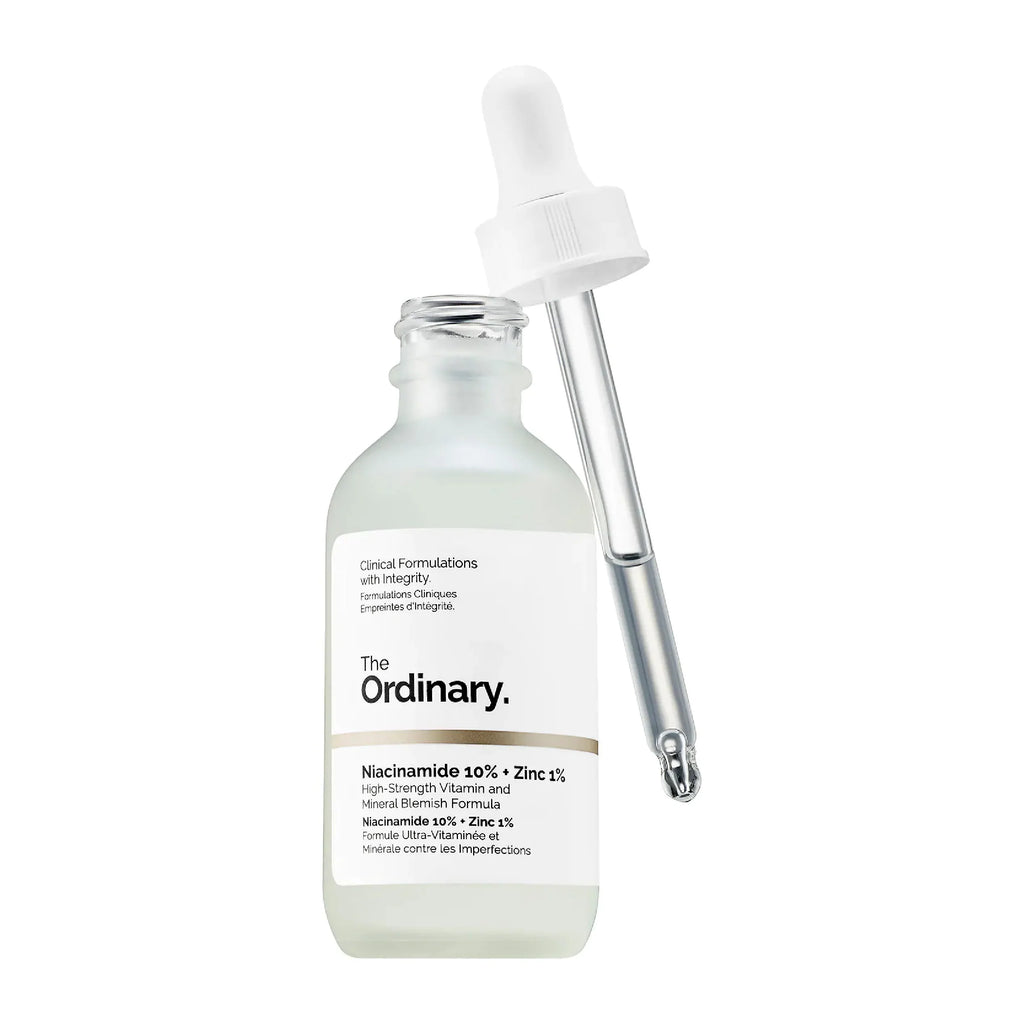 The Ordinary Niacinamide Serum, Night Cream & The Ordinary Facewash.
